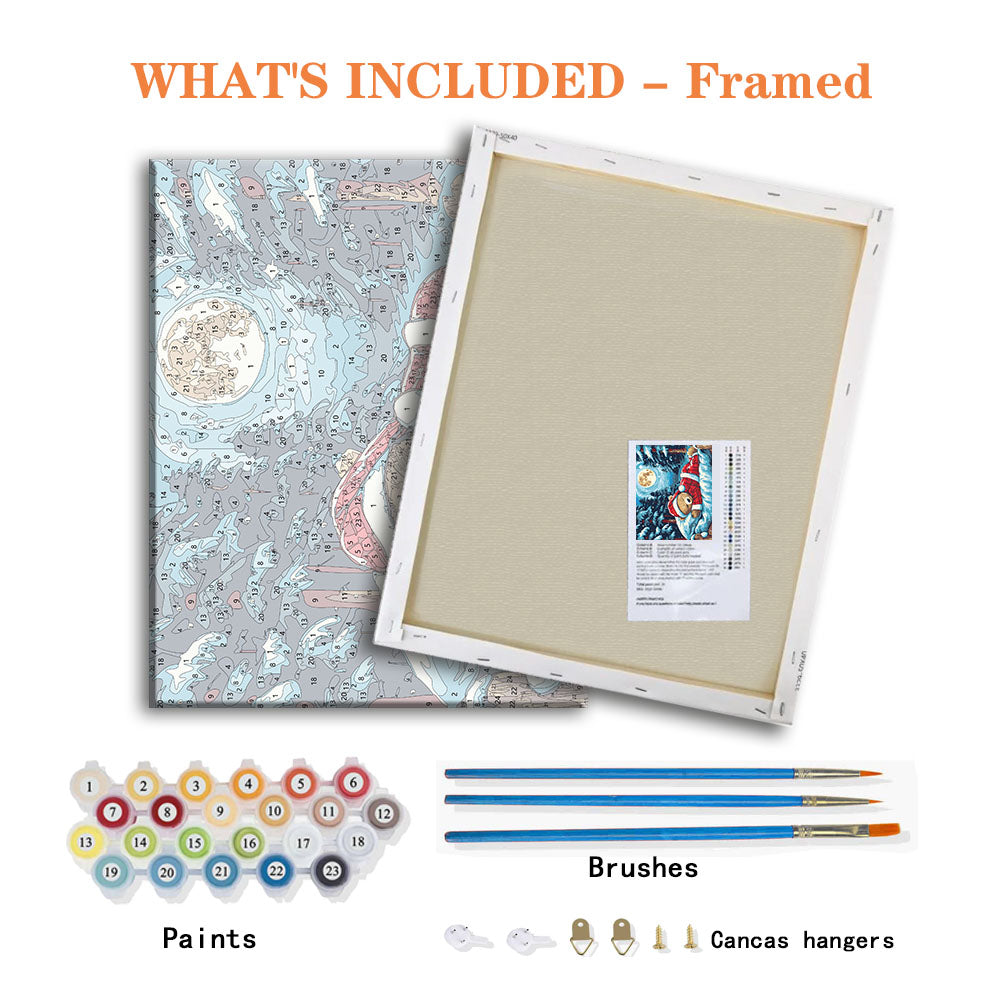 Santa Bear's Slumber - Paint by Numbers Kit