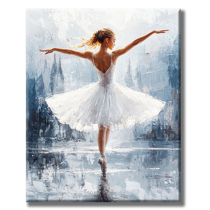 Snowborn Grace - Paint by Numbers