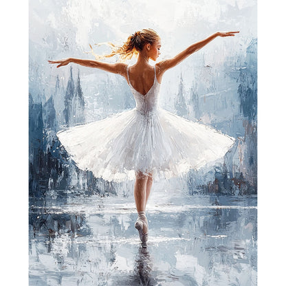 Snowborn Grace - Paint by Numbers
