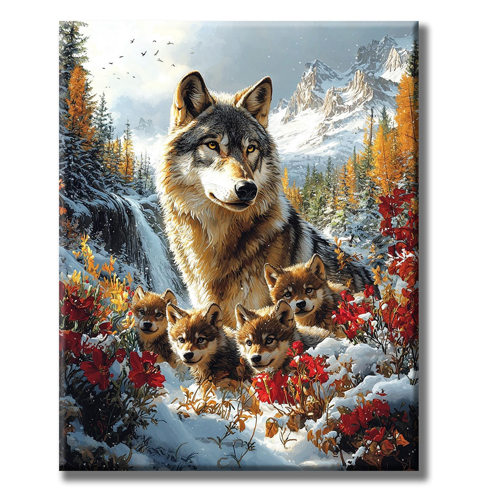 Gentle Embrace of Nature - Paint by Numbers