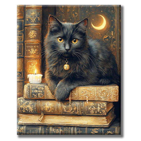 Purr-scholar - Paint by numbers