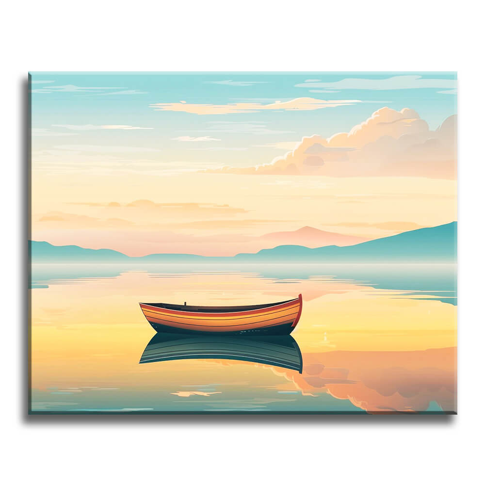 Serene Sunset Reflections