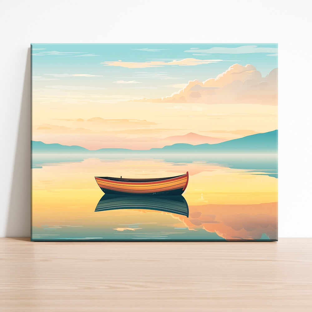 Serene Sunset Reflections