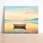 Serene Sunset Reflections