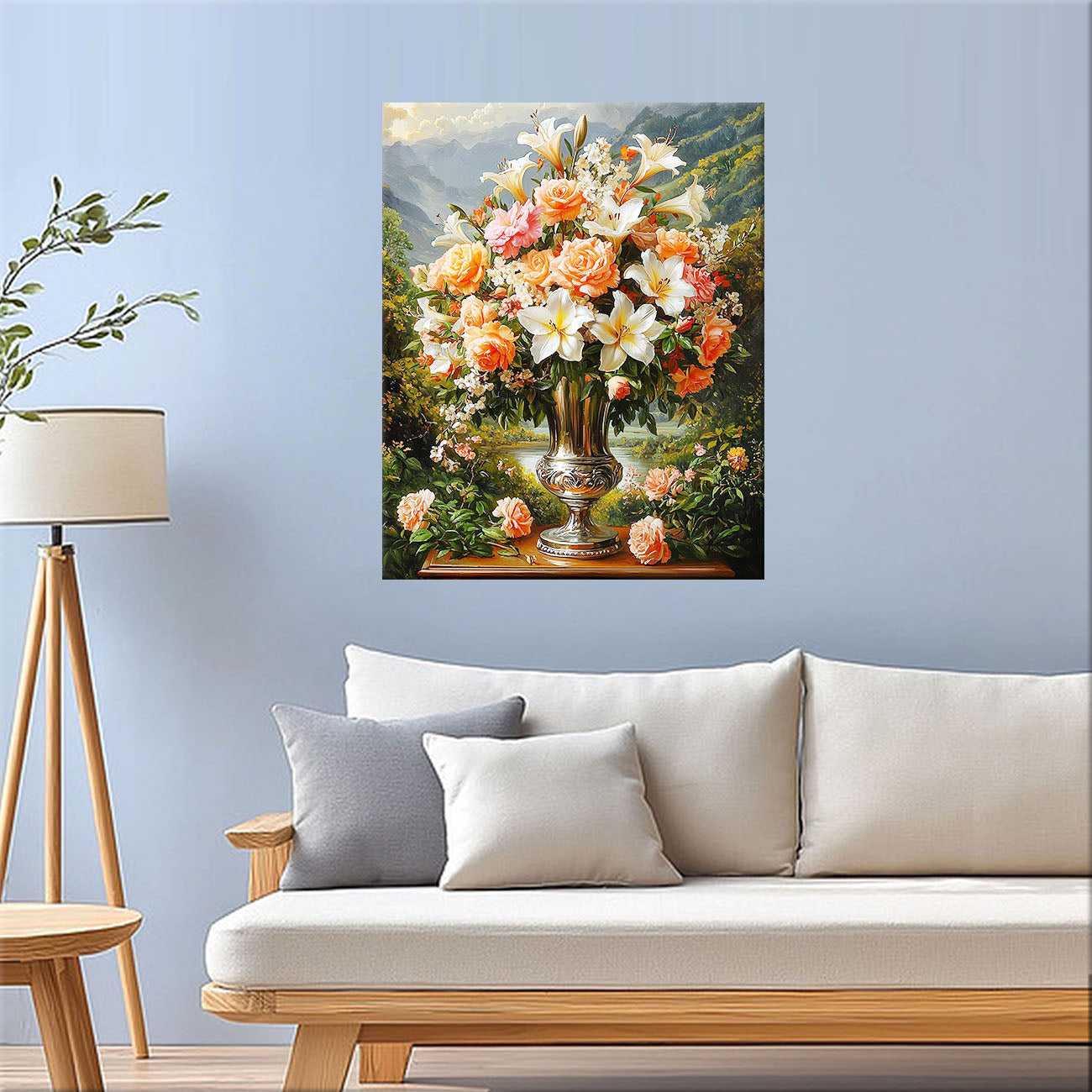 White Beauty Orchid - Paint by Numbers