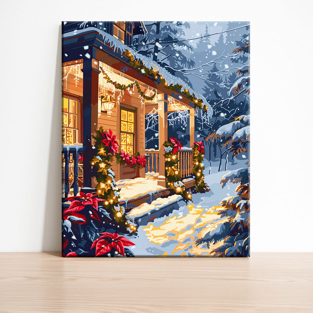 Snowbound Sanctuary - Paint by Numbers Kit