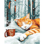 Snowfall Serenity - Paint by Numbers Kit