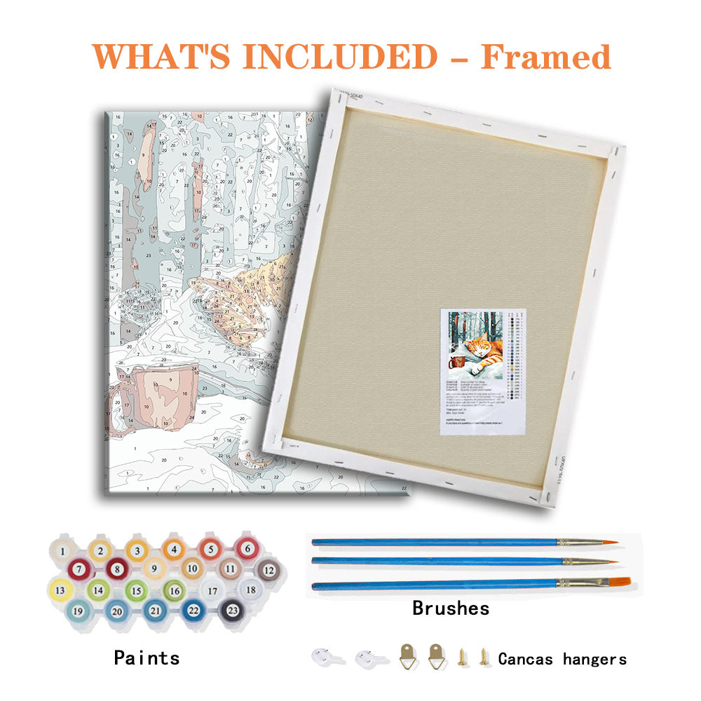 Snowfall Serenity - Paint by Numbers Kit