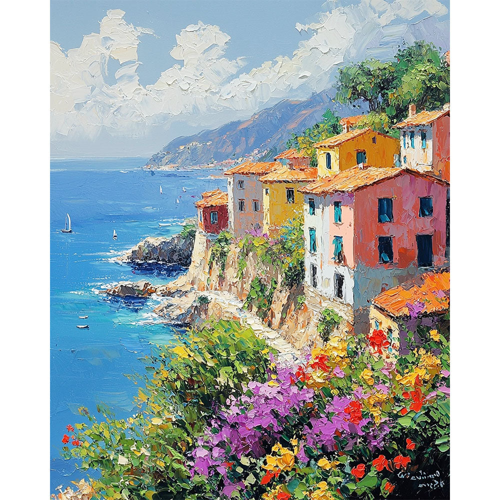 Summery Coastal Magic - Paint by Numbers