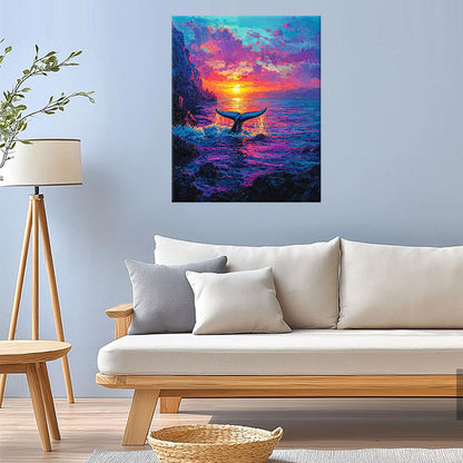 Sunset Fin - Paint by Numbers