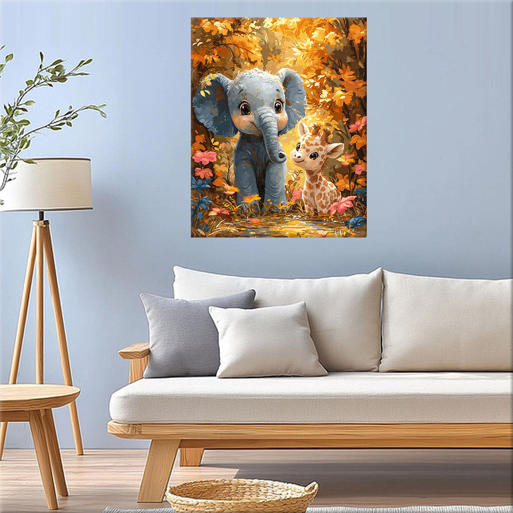 Gentle Embrace of Nature - Paint by Numbers