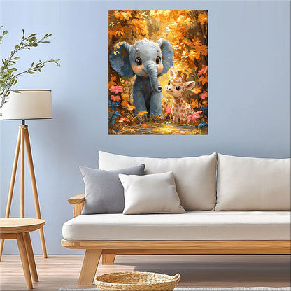 Gentle Embrace of Nature - Paint by Numbers