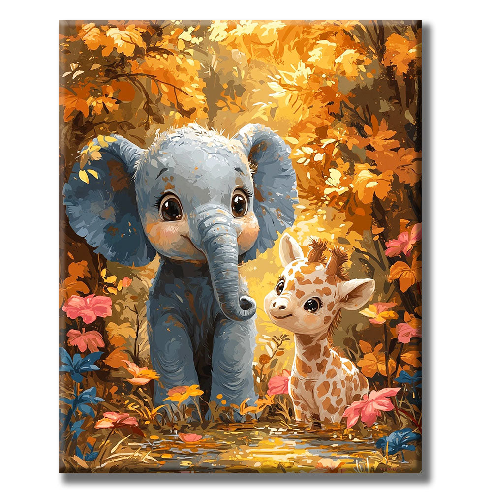 Gentle Embrace of Nature - Paint by Numbers