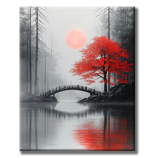 Mirror of Silence - Paint by Numbers