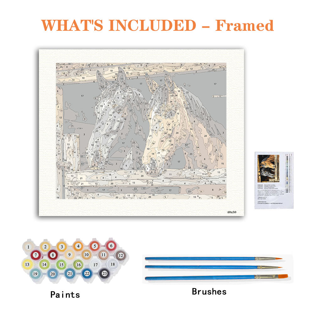 Stable Companions - Paint by Numbers Kit