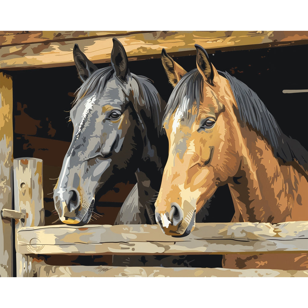 Stable Companions - Paint by Numbers Kit