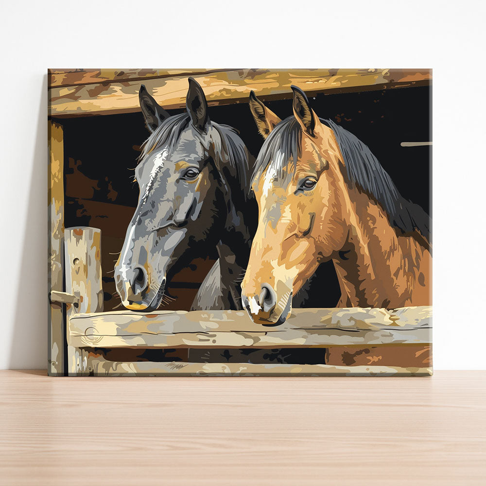 Stable Companions - Paint by Numbers Kit