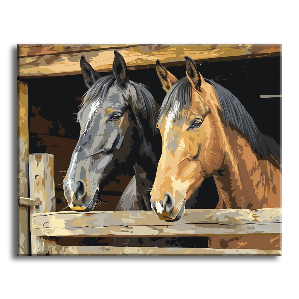 Stable Companions - Paint by Numbers Kit