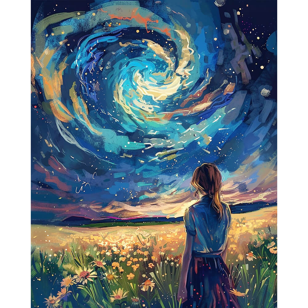Stargazer's Meadow - Paint by Numbers Kit