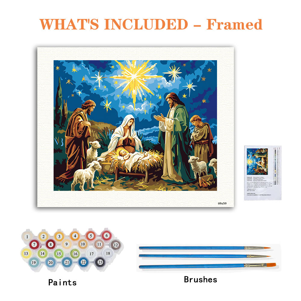 Star of Bethlehem - Paint by Numbers Kit