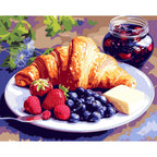 Summer Morning Breakfast - Paint by Numbers Kit