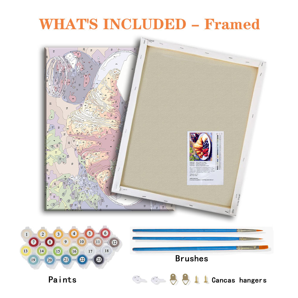 Summer Morning Breakfast - Paint by Numbers Kit