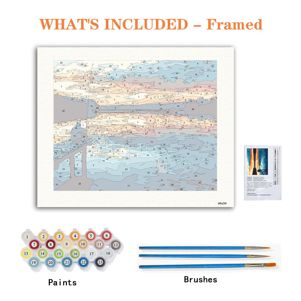 Sunset Solitude - Paint by Numbers Kit