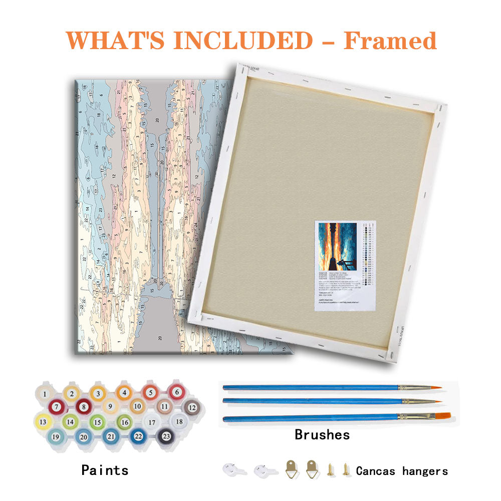 Sunset Solitude - Paint by Numbers Kit