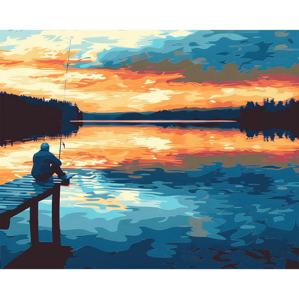 Sunset Solitude - Paint by Numbers Kit