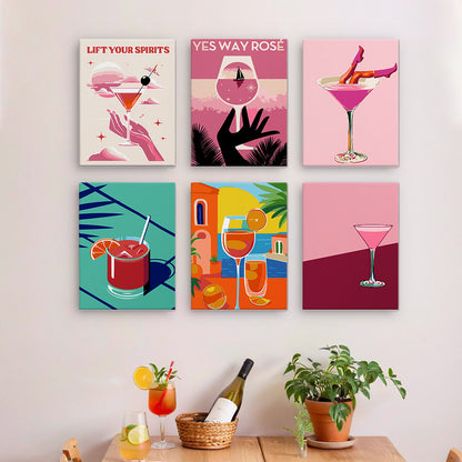 Süße Cocktails-Malen-nach-Zahlen