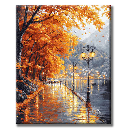 Dancing Leaves - Paint by Numbers