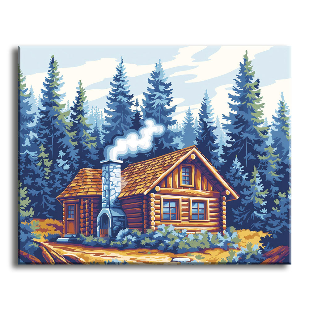 The Forester's Repose - Paint by Numbers Kit