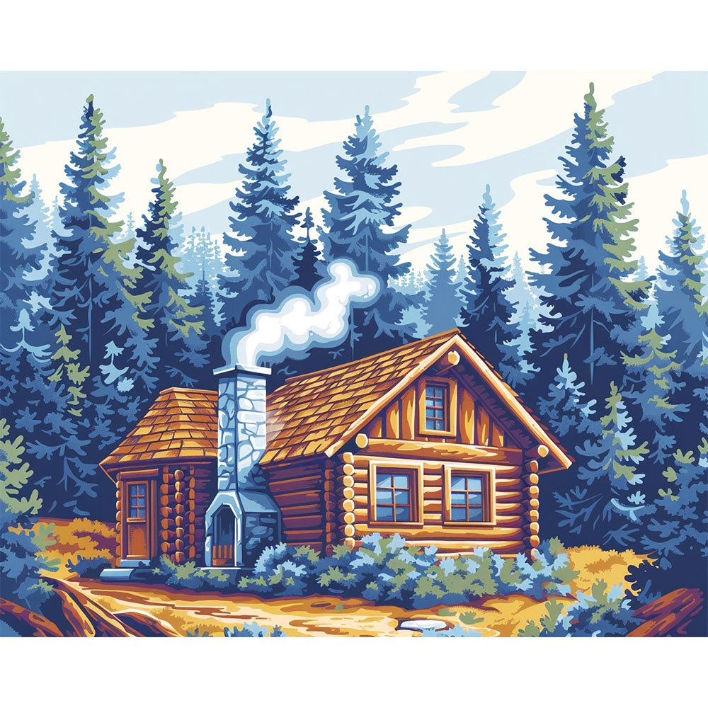 The Forester's Repose - Paint by Numbers Kit