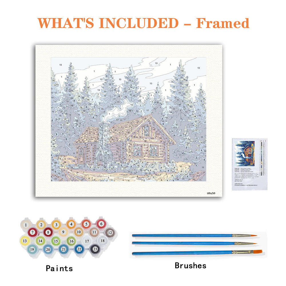 The Forester's Repose - Paint by Numbers Kit