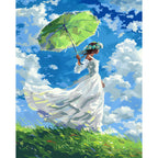 The Green Parasol - Paint by Numbers Kit