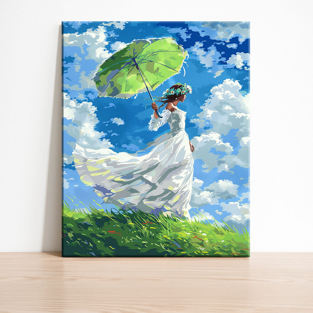 The Green Parasol - Paint by Numbers Kit
