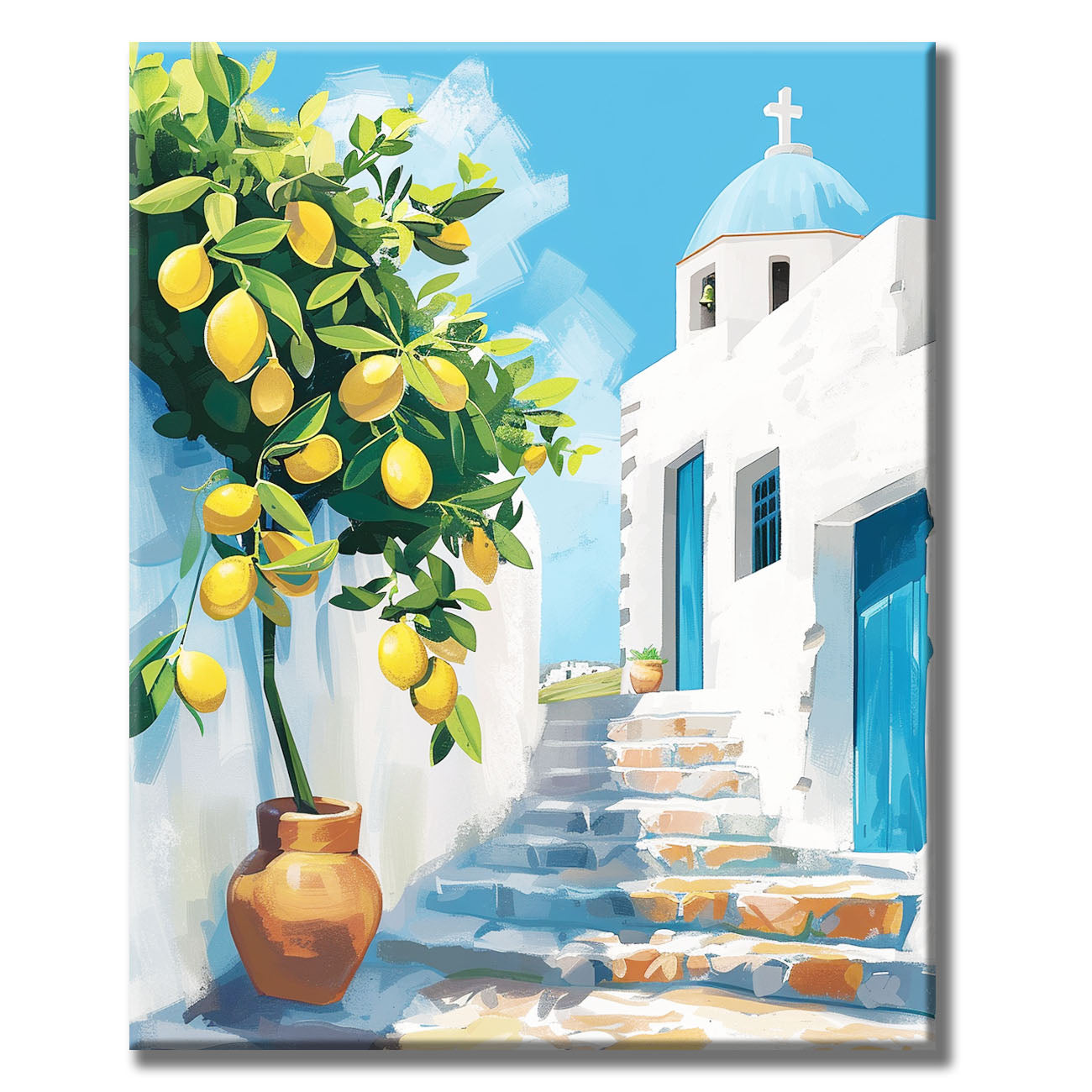 Clay Jug Lemon Sky - Paint by Numbers