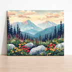 Tranquil Mountain Blooms