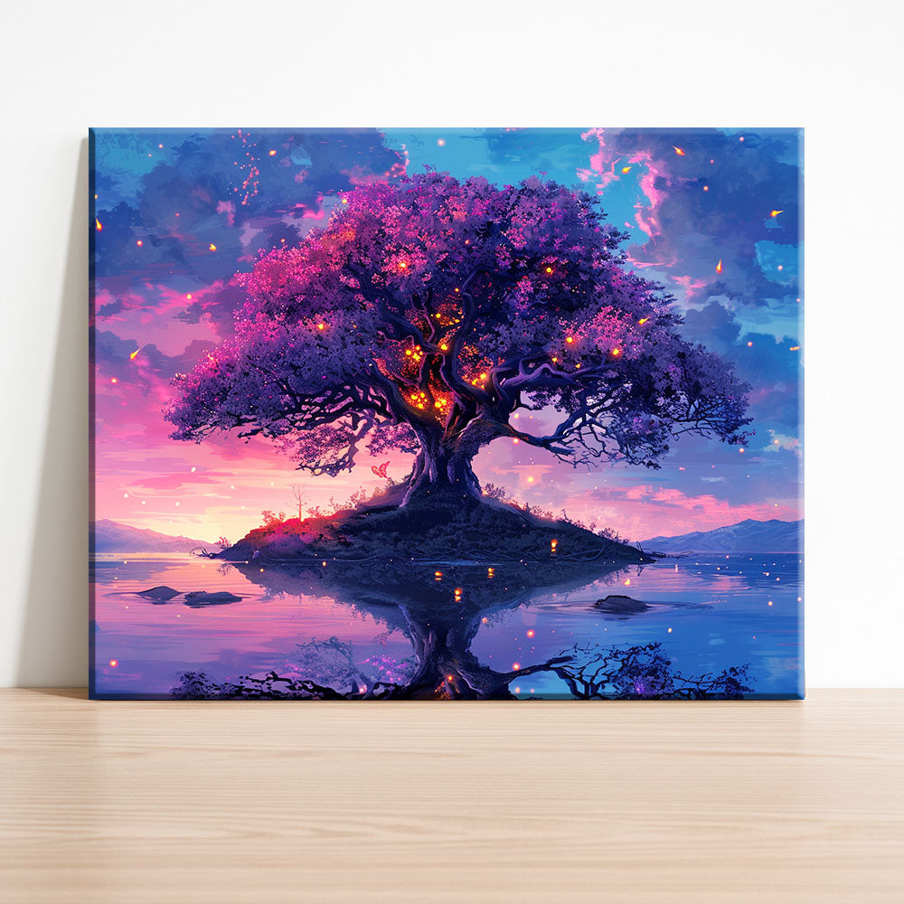 Tree of Life's Glow - Paint by Numbers Kit