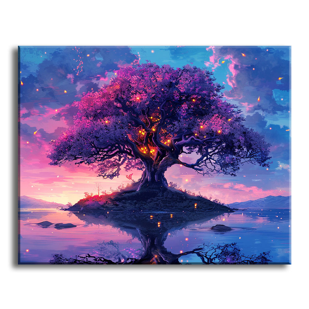 Tree of Life's Glow - Paint by Numbers Kit