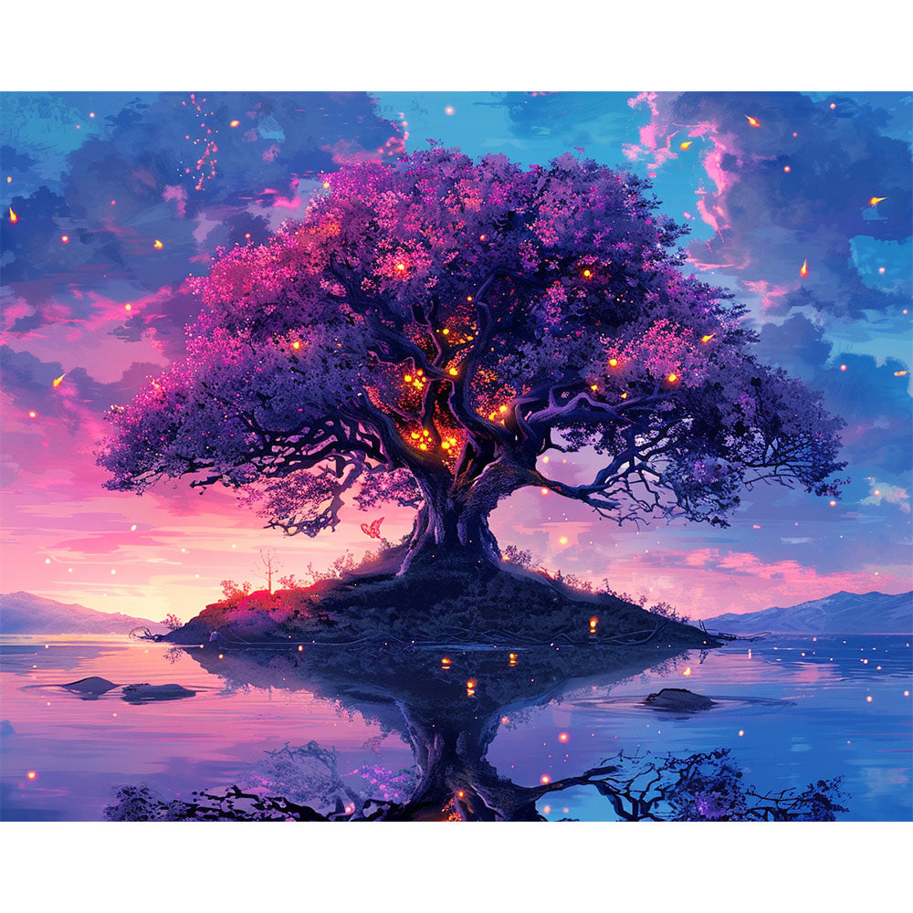 Tree of Life's Glow - Paint by Numbers Kit