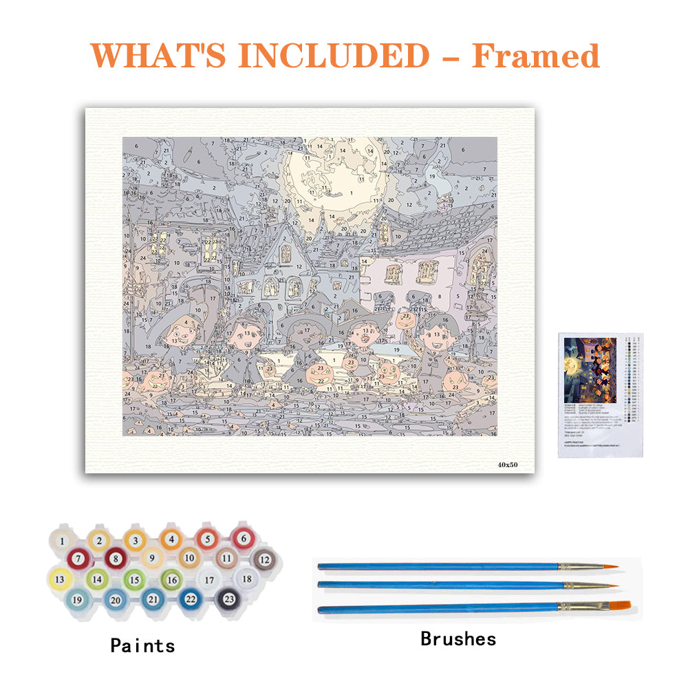Trick-or-Treat Magic – Paint by Numbers Kit