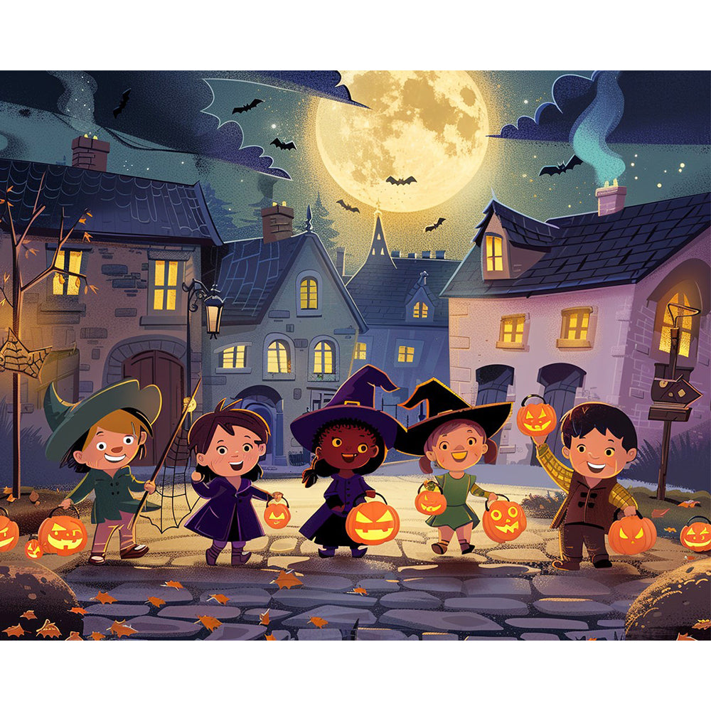 Trick-or-Treat Magic – Paint by Numbers Kit