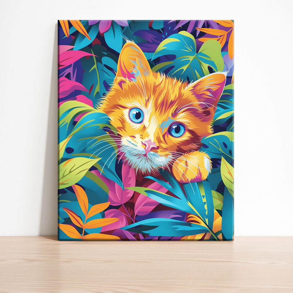 Tropic Tabby - Paint by Numbers Kit