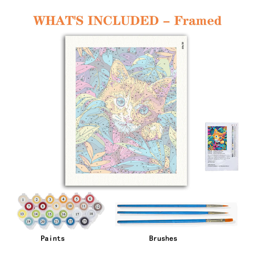 Tropic Tabby - Paint by Numbers Kit