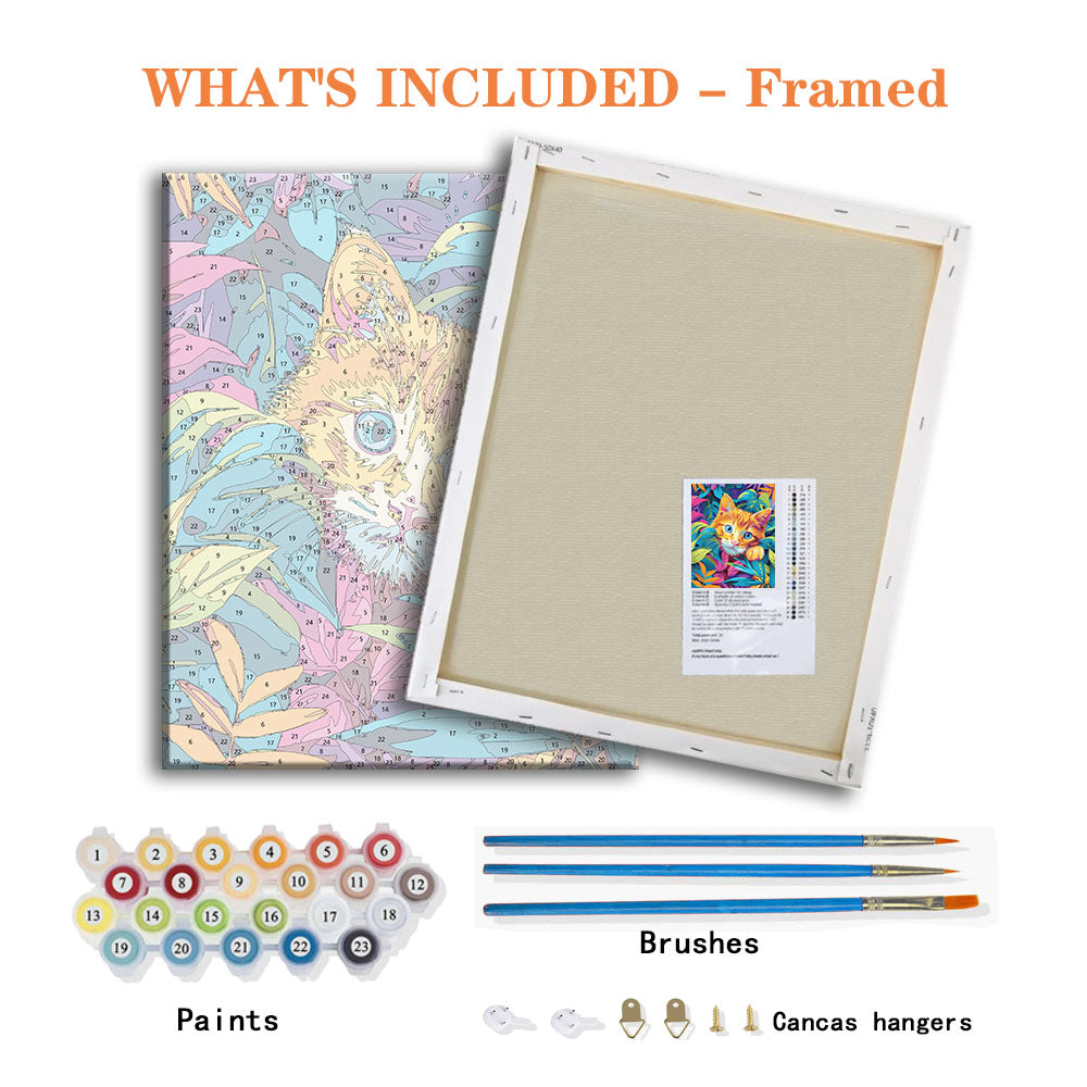 Tropic Tabby - Paint by Numbers Kit