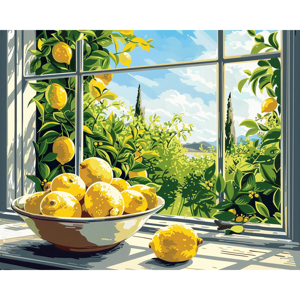 Tuscan Window - Paint by Numbers Kit