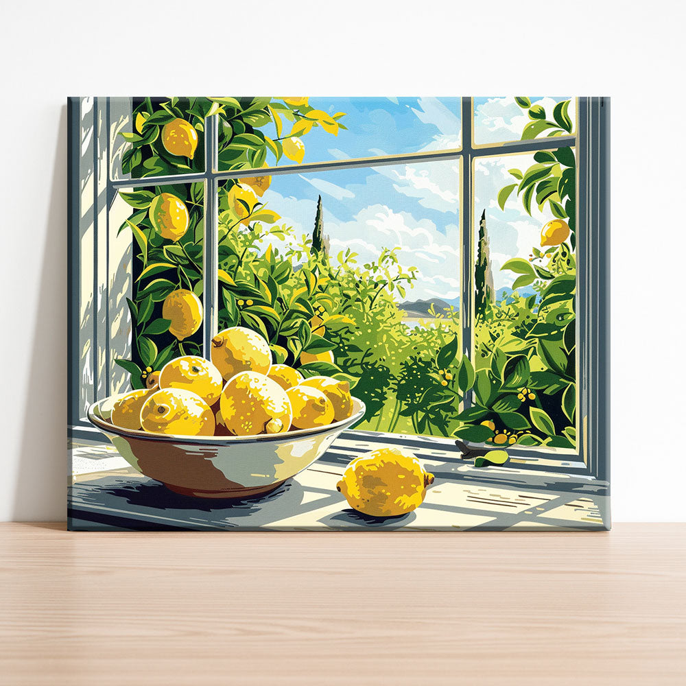 Tuscan Window - Paint by Numbers Kit