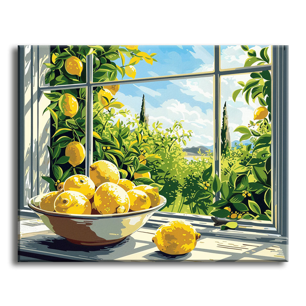 Tuscan Window - Paint by Numbers Kit