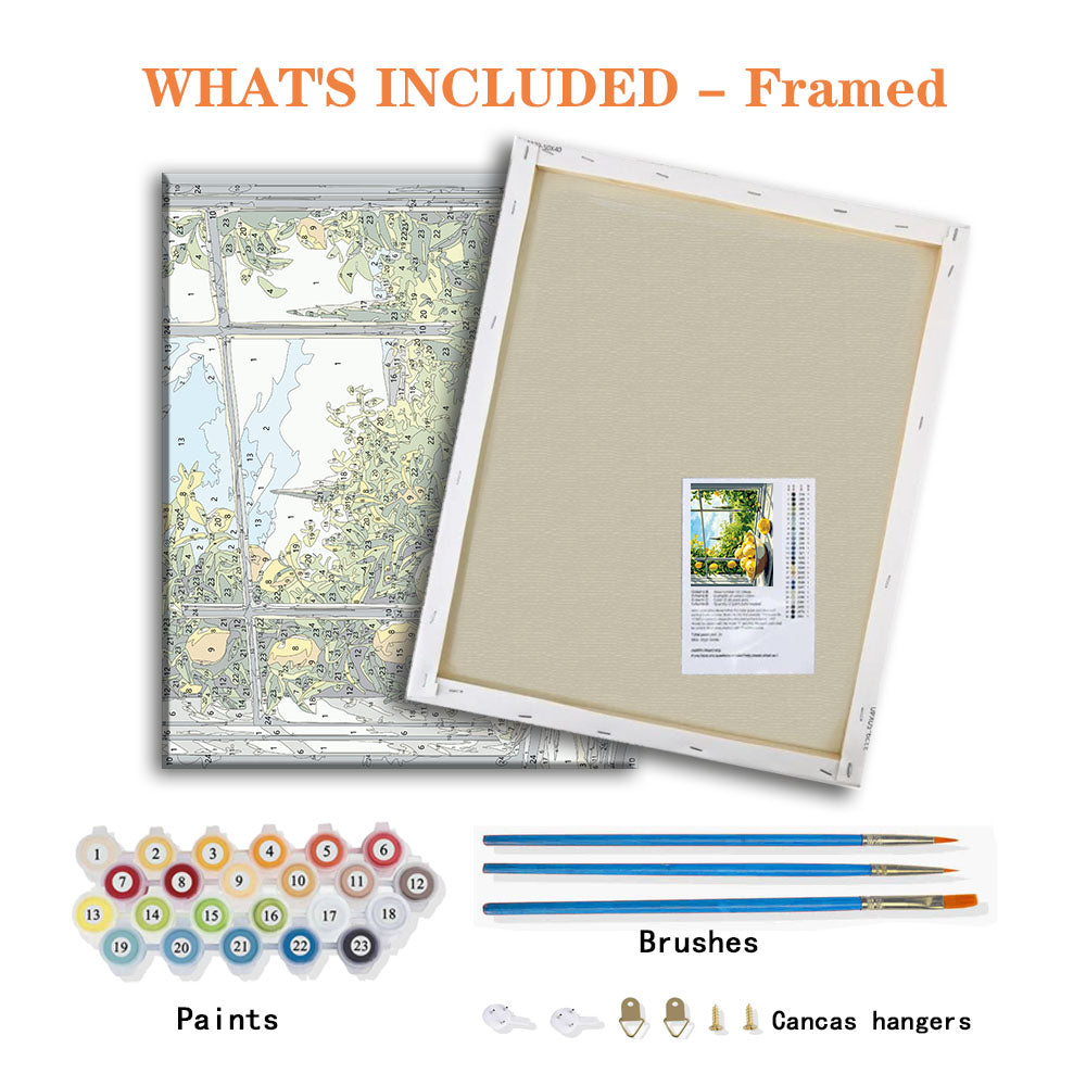 Tuscan Window - Paint by Numbers Kit